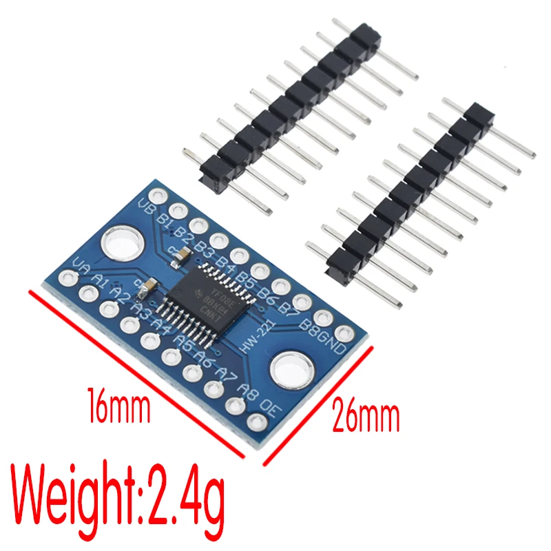 3.3V 5V TXS0108E 8 Channel Logic Level Bi-directional Converter Module   Mutual Convert Module TXS0108E