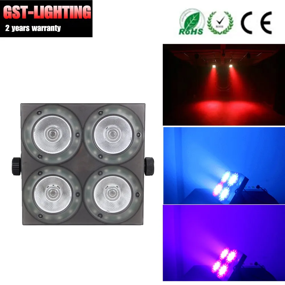 4pcs/lot COB 4X30W RGB Full Color Flat LED Par Lights