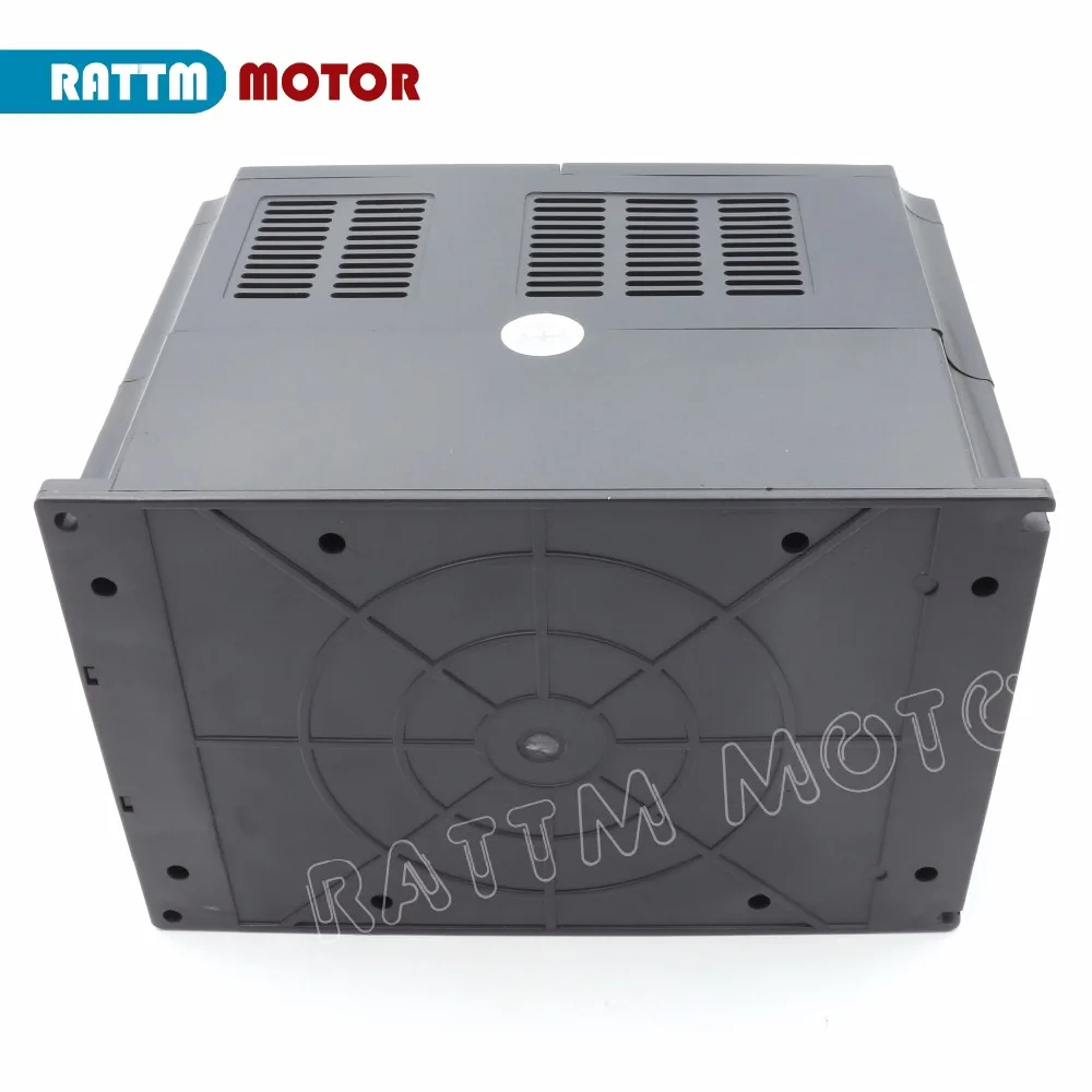 อินเวอร์เตอร์ความถี่ VFD Huan Yang ยี่ห้อ4KW 220V หรือ380V 4HP 18A แกนมอเตอร์ควบคุมความเร็วสำหรับ CNC มิลลิ่ง