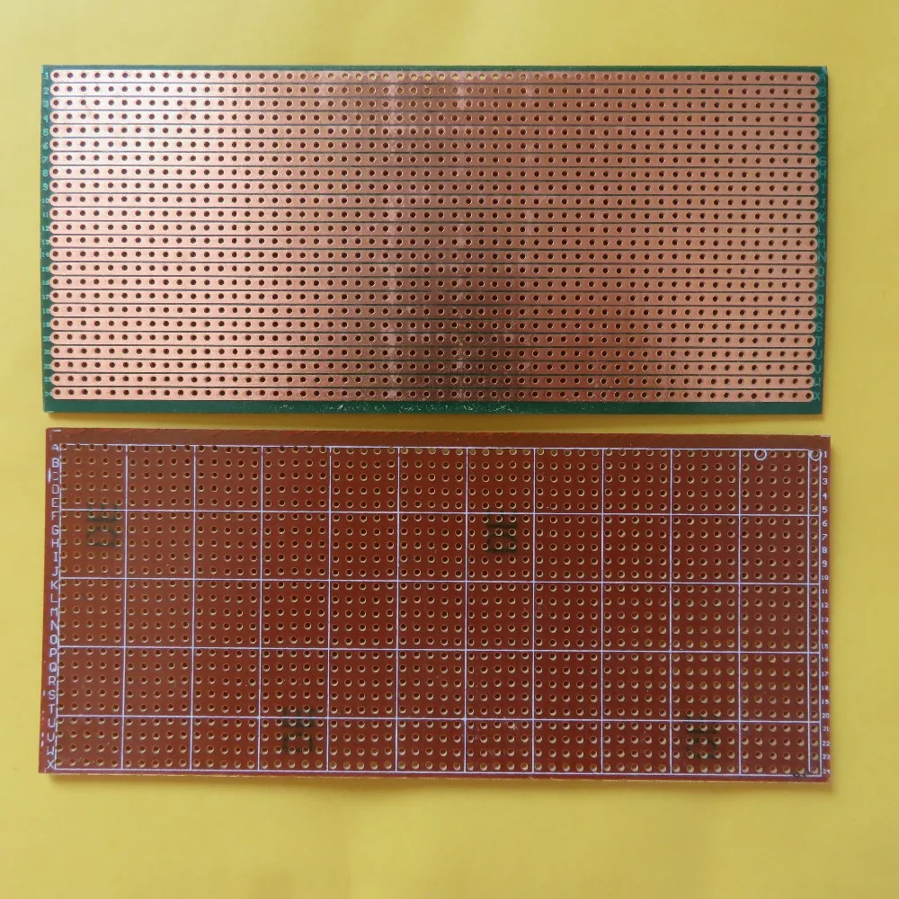 new 5pcs/lot Stripboard Veroboard vero prototype print Circuit Board 6.5x14.4cm 2.54mm breadboard platine lochraster pcb