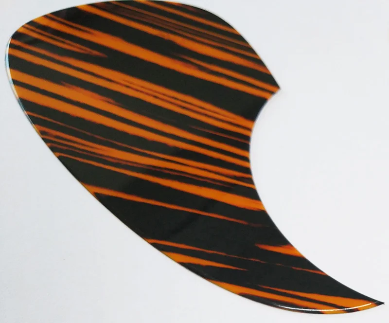 Pleroo Custom Guitar Parts - DIY Acoustic Guitar Pick guard Blank sheets Guitar Parts, Yellow stripe