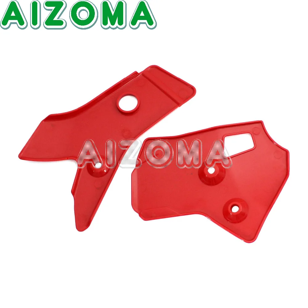 1Pair Red Supermoto Frame Guards Protector Motorcycles Frameguards Cover Kit For Honda CRF250L CRF250M CRF250Rally 2012-2017