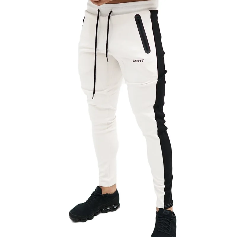 Mens Joggers Casual Pants Fitness Men Sportswear Tracksuit Bottoms Skinny Sweatpants Trousers Black Gyms Jogger Track Pants