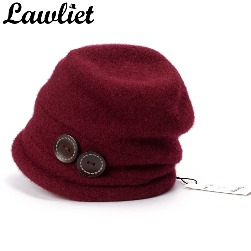 Lawliet Winter Hats for Women Beanies Warm Wool Knitted Hat Ladies Crochet Skullies Beanies Girl Gorro Ski Cap T178