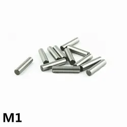 100pcs 1mm Bearing Steel Cylindrical Pin Locating Pin Needle roller Thimble Length 3 4 5 6 8 9 10 12 18 20