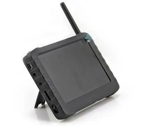 2.4Ghz 5.8Ghz Drone FPV Video Receiver HD Wireless Video Monitor with 5 inch LCD Monitoring