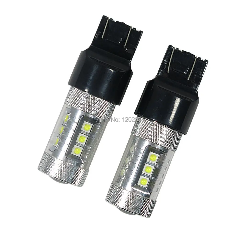 2pcs Car/Truck/Vehicle T20(7443) CREE Chip LED Projector bulb Reverse Backup SMD LED Light White - 7440/W21W/21W/W3X16D/ECE/T