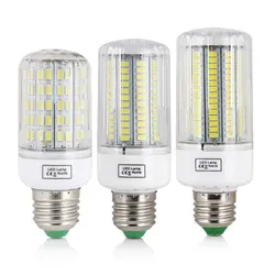E27 LED żarówka kukurydza SMD 5730 7W 12W 15W 20W 25W 30W 45W domu lampa dekoracyjna na żyrandol reflektor 30 42 64 80 89 136 165 diody LED
