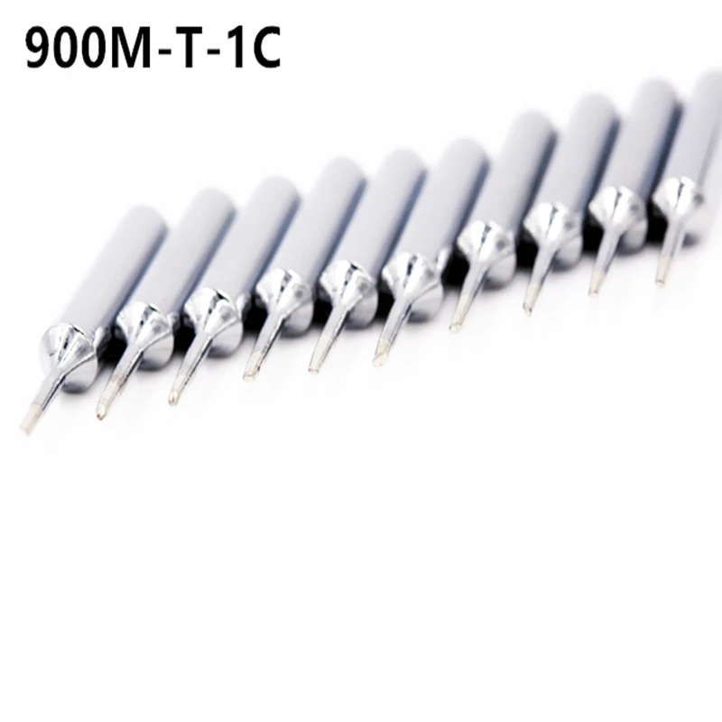 900M-T-1C 10pcs Lead Free Soldering Iron Tips For HAKKO 907/933/852D+/936 Soldering Station Electric Replaceable Welding Heads