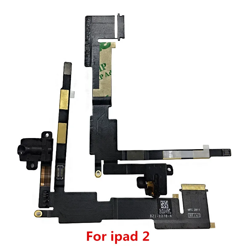 New High Quality Audio Jack Headphone Port Flex Cable for for iphone ipad 2 3 4 ipad pro 12.9 inch