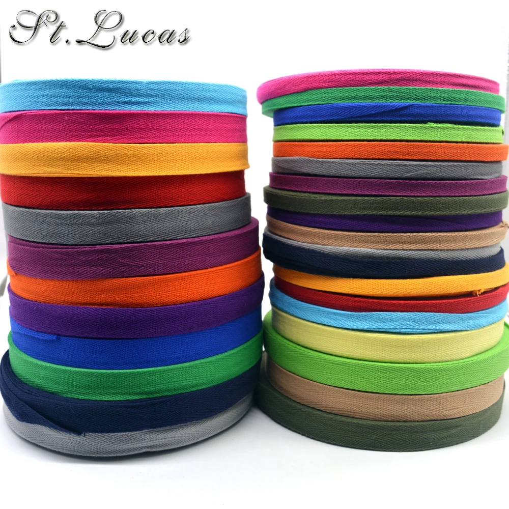 DIY New colourful 20mm chevron 100% cotton ribbon webbing herring bonebinding tape lace trimming for packing accessories