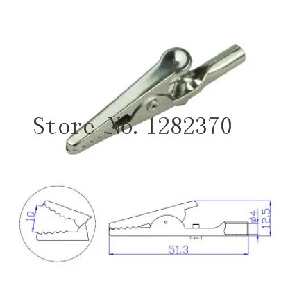 

[SA] CL4716 iron 4mm thick alligator clip ground entrained jack or screw terminals --200PCS/LOT