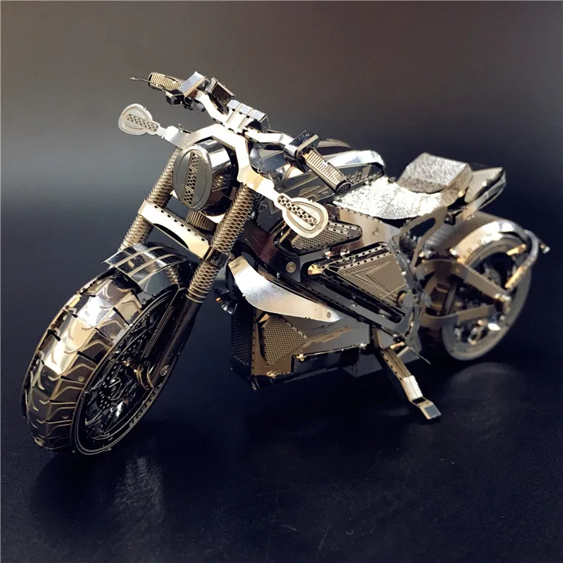 MMZ MODEL NANYUAN 3D Metal puzzle Vengeance Motorcycle Collection Puzzle 1:16 l DIY 3D Laser Cut Model Toys for Adult