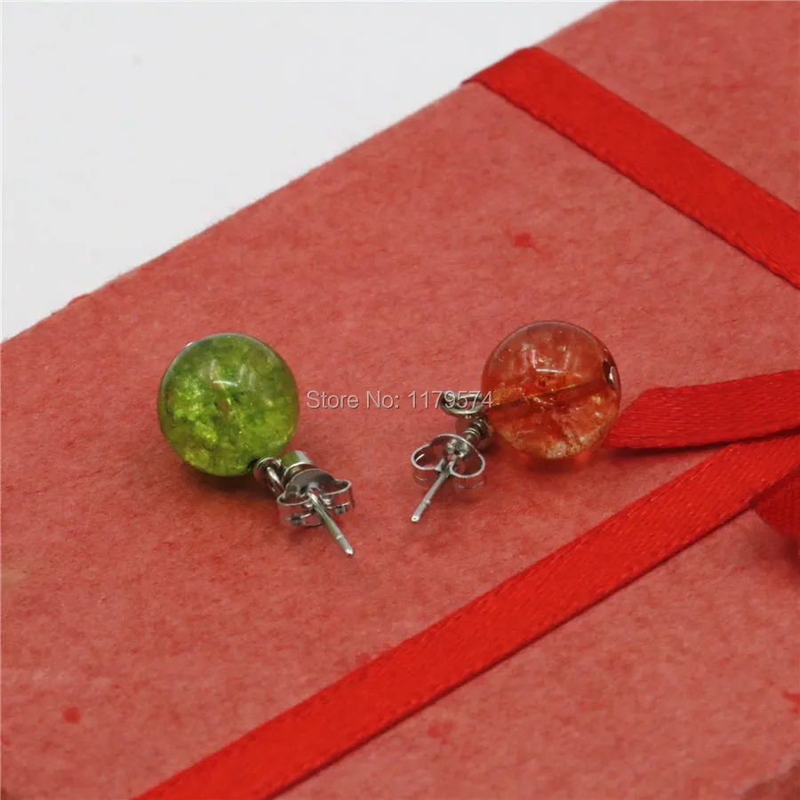 6-14mm Tower Tourmaline Accessories Necklace Chain Earbob Earrings Sets Jewelry Sets Beads Jewelry Making Girls Christmas Gifts