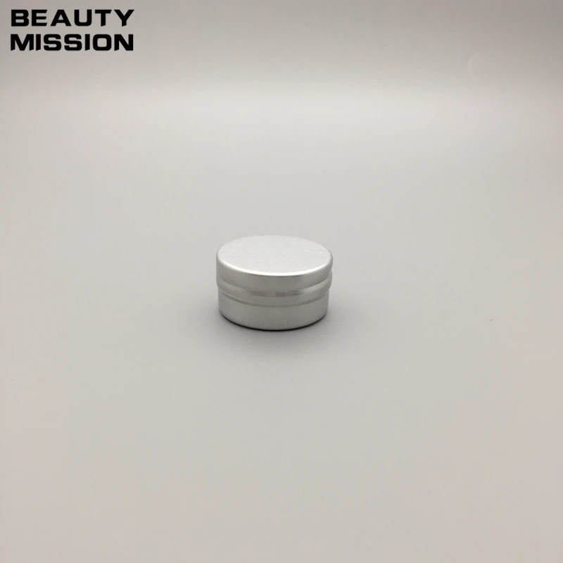 

BEAUTY MISSION 15g aluminum empty cosmetic container with lid 15ml small round lip balm tin solid perfume cosmetic packaging jar