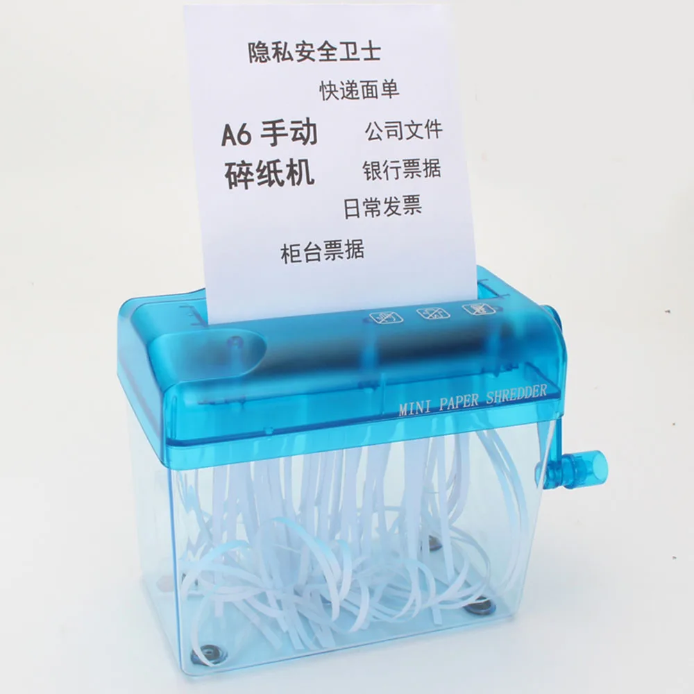 Mini Shredder Crusher Destroyer Paper Documents Cutting Machine