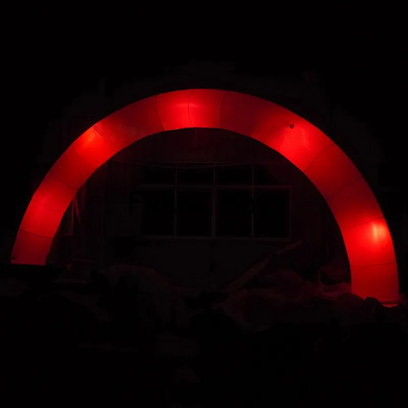 

led inflatable arch rental wedding arch advertsing archway with air blower, led light advertising airgate for race event