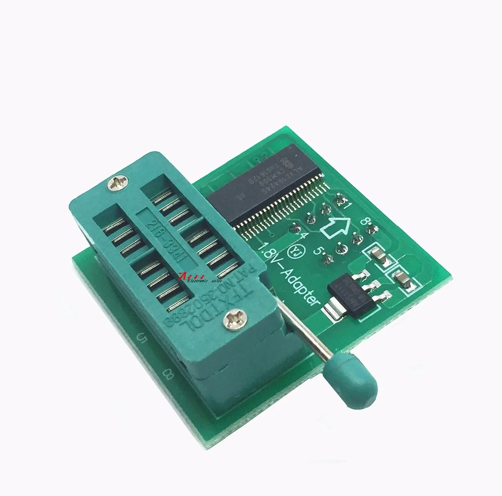 1.8V adapter plate 1.8V conversion base SPI flash DIP8 SOP8 conversion  Flat Board MX25 W25