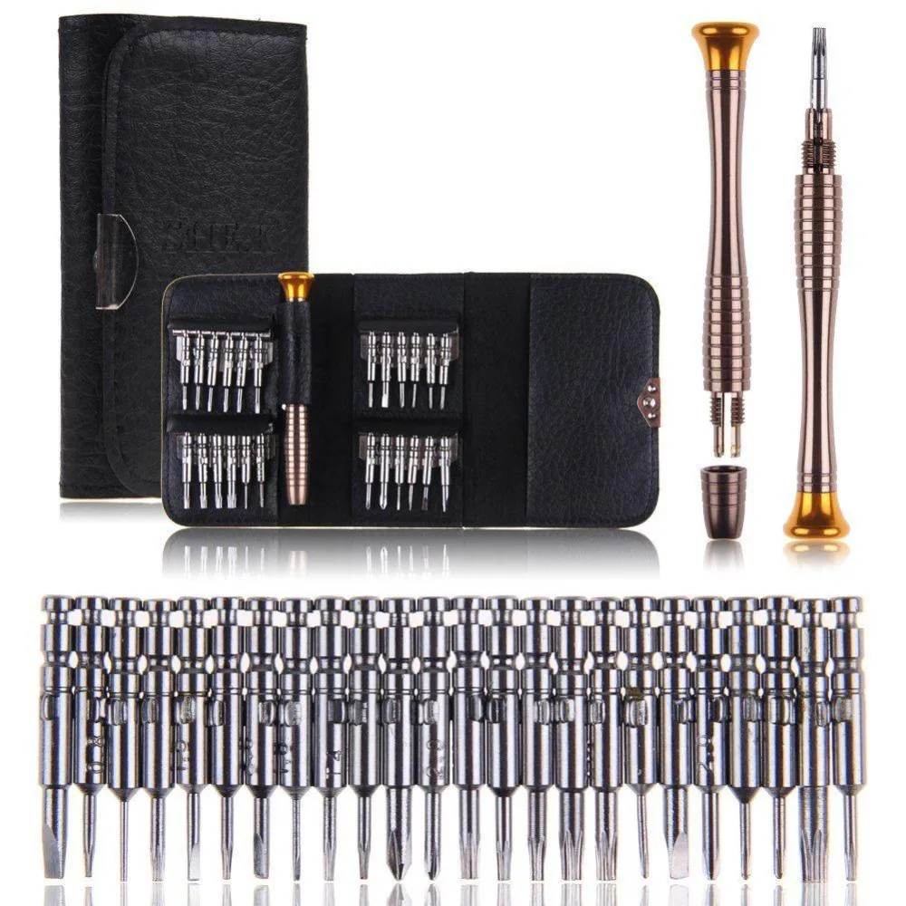 Screwdriver Set 25in1 Torx Screwdriver Repair Tool Set For iPhone 5 5S 6 Cellphone Tablet PC Universal Hand Tools 25 pc in 1