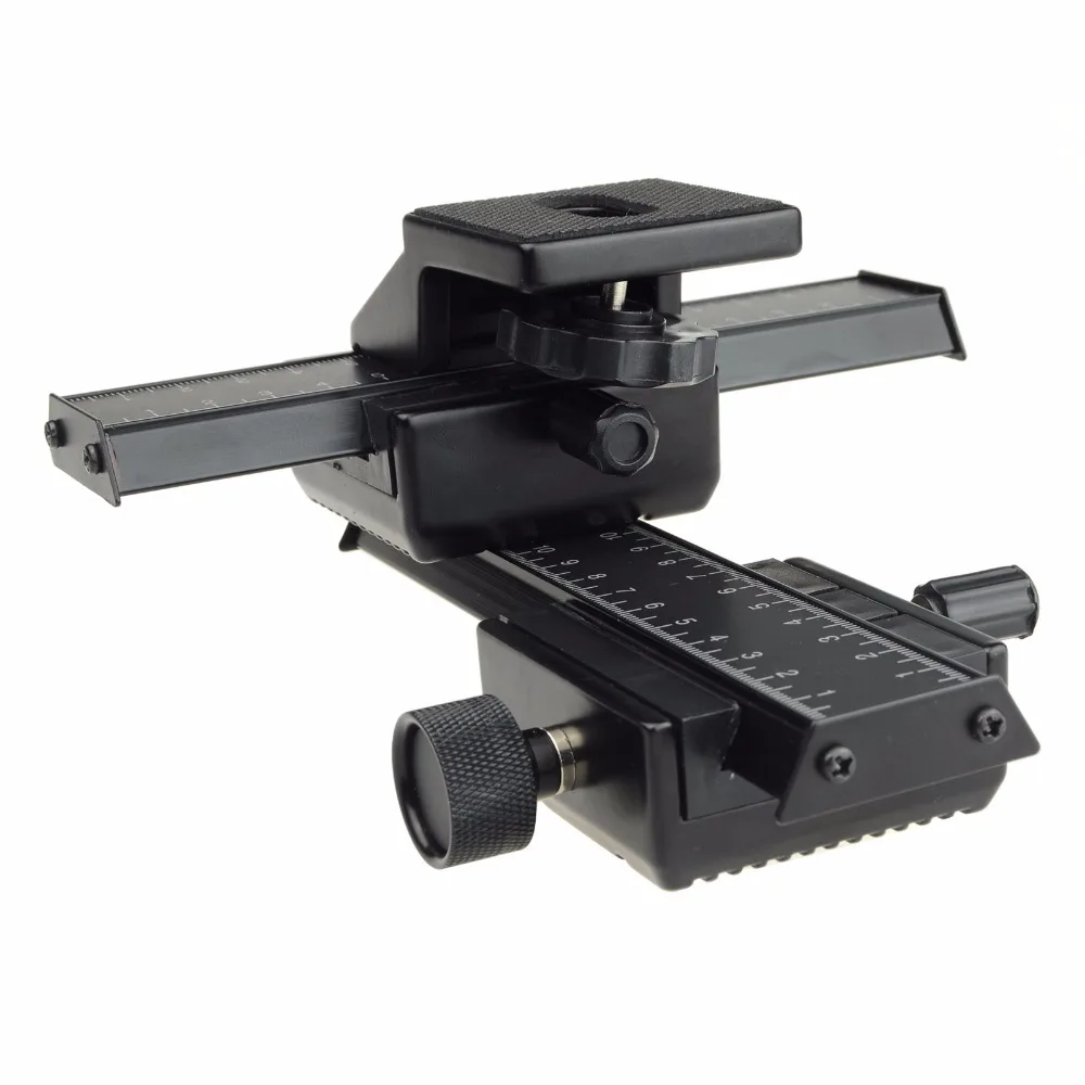 4 way Macro Shot Focusing Rail Slider for SLR DSLR DC