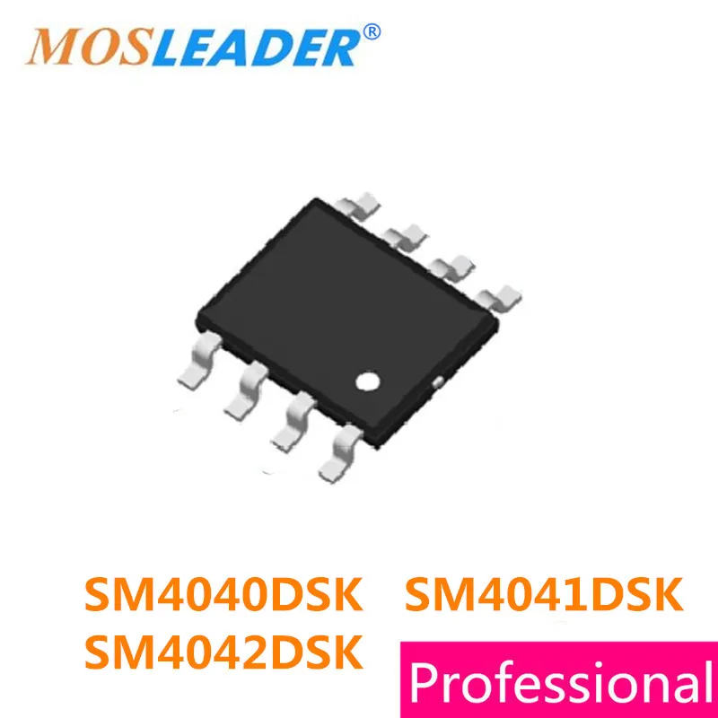 

Mosleader 100 шт. SOP8 SM4040DSK SM4041DSK SM4042DSK SM4040 SM4041 SM4042 SM4040D SM4041D SM4042D Dual N-Channel