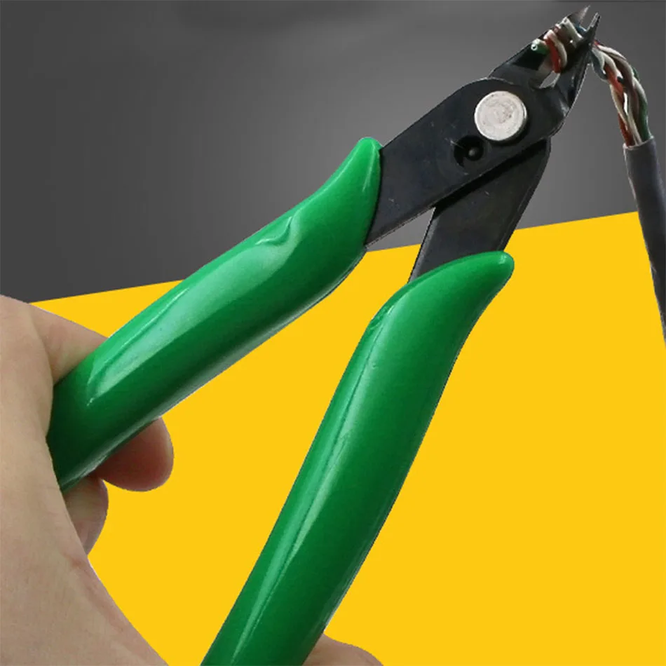 PLATO 170 American electronic scissors nozzle pliers DIY tool model forceps mini diagonal cutting nippers Multicolor