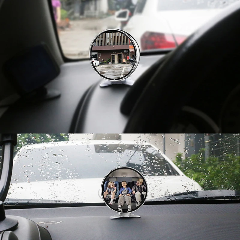 YASOKRO Multifunction Car Blind Spot Mirror Wide Angle Mirror Adjustable Convex Rear View Mirror Car Back Seat Baby mirror