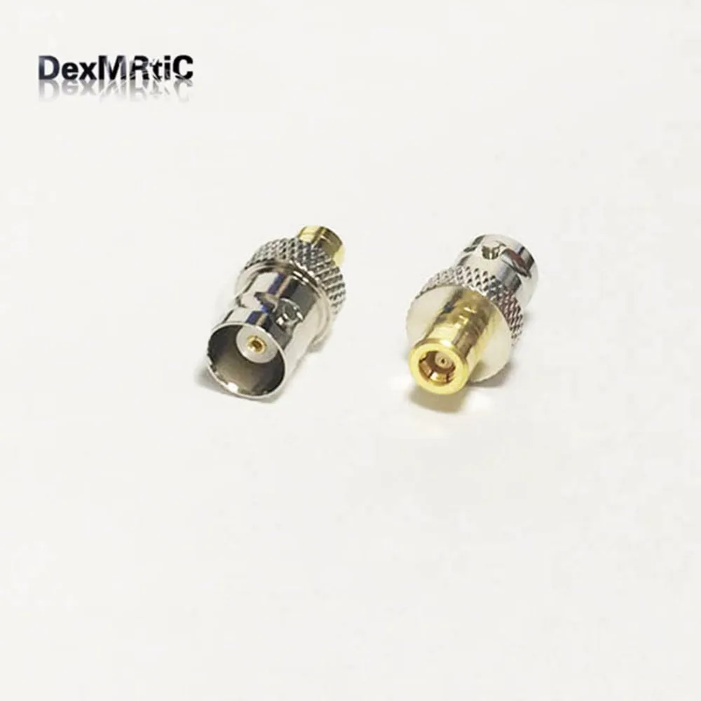 1pc  BNC Female Jack  switch SMB Female Jack  RF Coax Adapter convertor   Straight  Goldplated  NEW wholesale