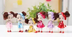 2pcs Hot fashion Cute Kids Baby Dolls Cartoon Mini Toys Educational Gift For Girls Boys Children