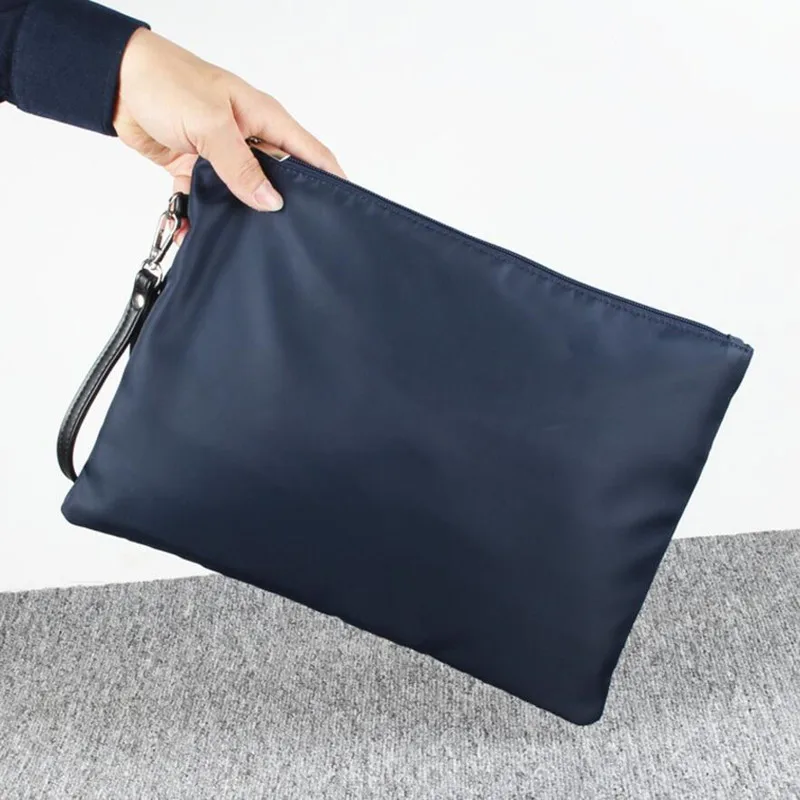 Pochette da uomo in Nylon con cerniera per uomo