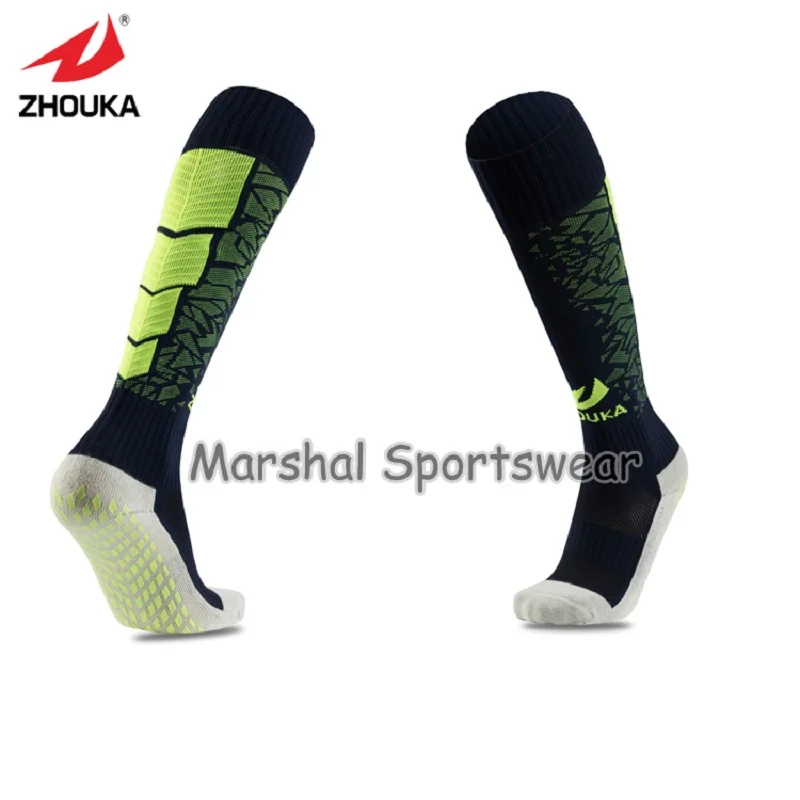 Professional Kids Men Sports Soccer Socks Anti Slip Football Running Long Stocking Over Knee High Quality Elastics Socks