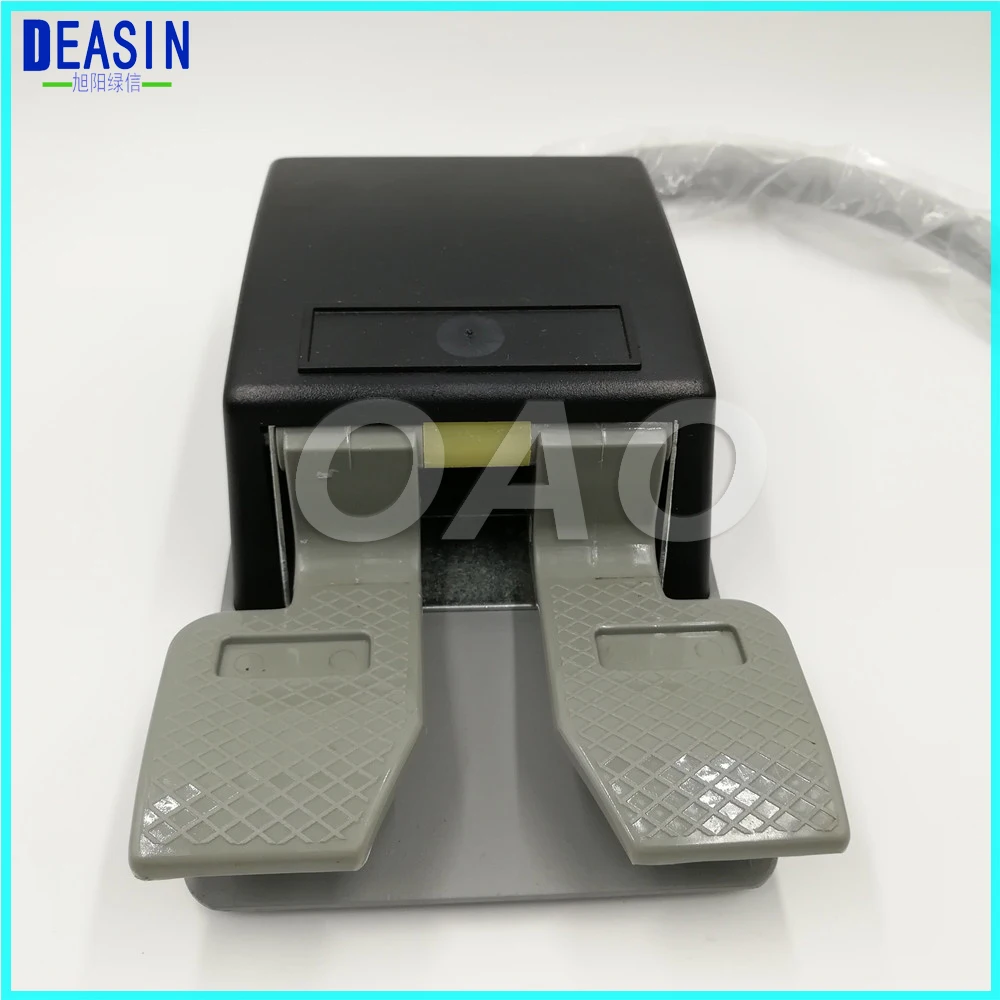 

Square Dental Foot Control Pedal for Standard Unit 2-hole 1 PCS hole switch for dental chair equipments