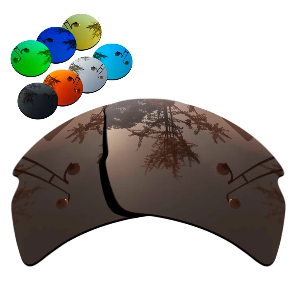 

100% Precisely Cut Polarized Replacement Lenses for Flak 2.0 XL Sunglasses Brown Color- Choices