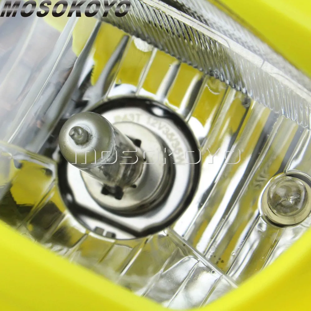 Enduro Dual Sport Motorcycles Headlight Fairing Universal H4 Headlamp For HONDA Suzuki RMX RMZ RM DZ350 DRZ110 DRZ400S DR-Z400SM