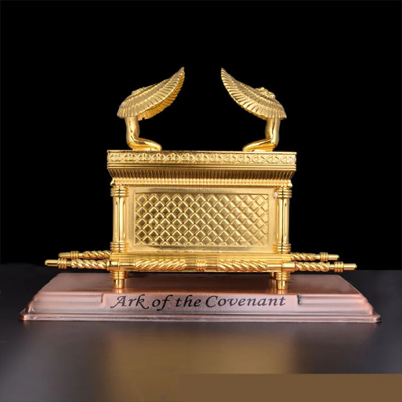 Large size Judaica Gold Ark of the Covenant Christian Catholic Handicrafts Gift  Covenant