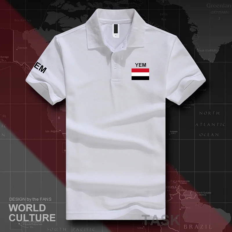 Yemen Yemeni Arabi polo shirts men short sleeve white brands printed for country 2017 cotton nation team flag new fash YEM Islam