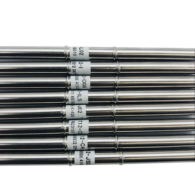 T12 Soldering Solder Iron Tips T12 Series Iron Tip For Hakko FX951 STC AND STM32 OLED Soldering Station Electric Soldering Iron