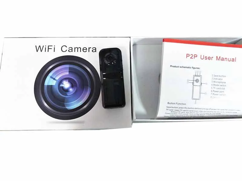 New HD WIFI IP Cam Remote Surveillance DV Home Security Micro Camera for iphone