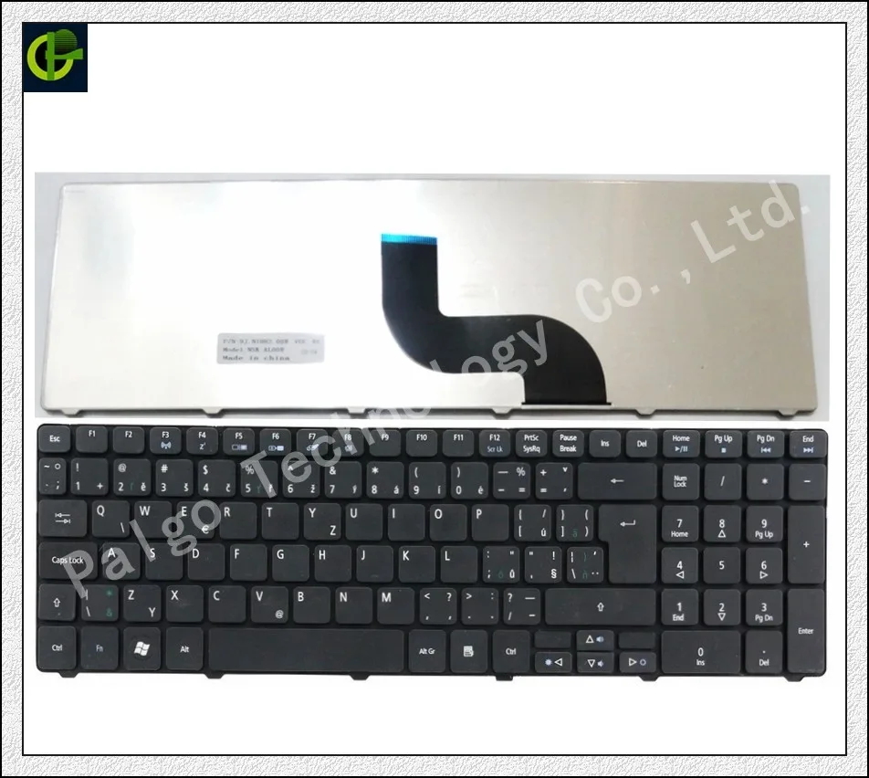 

Чешская Клавиатура для ноутбука Acer Aspire 7552Z 7535Z 7235Z 7235ZG 7250Z 7251Z 7331G 7331Z 7336G 7336Z 7339G CZ Подходит для Словакии SK