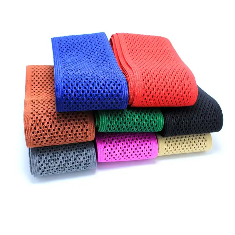 New style popular Wide 5CM Mesh elastic band, waist belt, belt, DIY accessories, super tension, breathable mesh