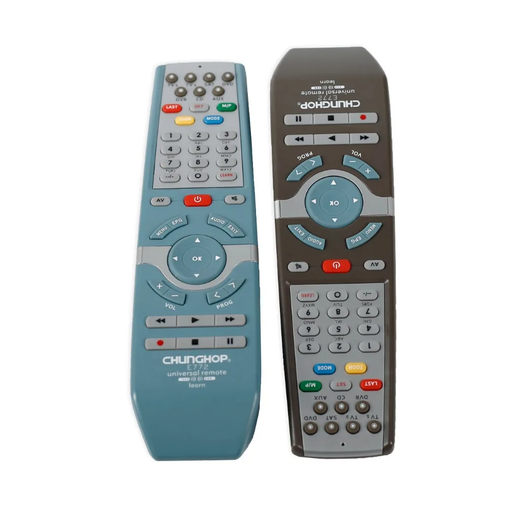 CHUNGHOP E772 IR Universal Learning Remote Control Use for TV/SAT/DVD/CBL/DVB-T/AUX Universal CE 3D Smart TV