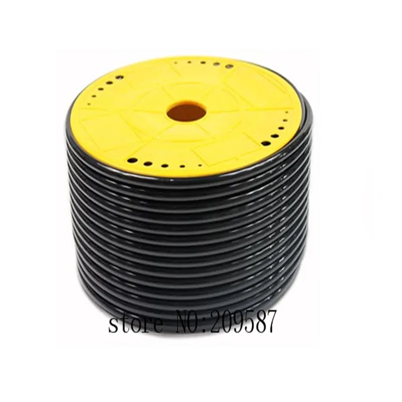 

Tube PU Pneumatic Hose 4mm x 6mm for pneumatics 25meter Black color