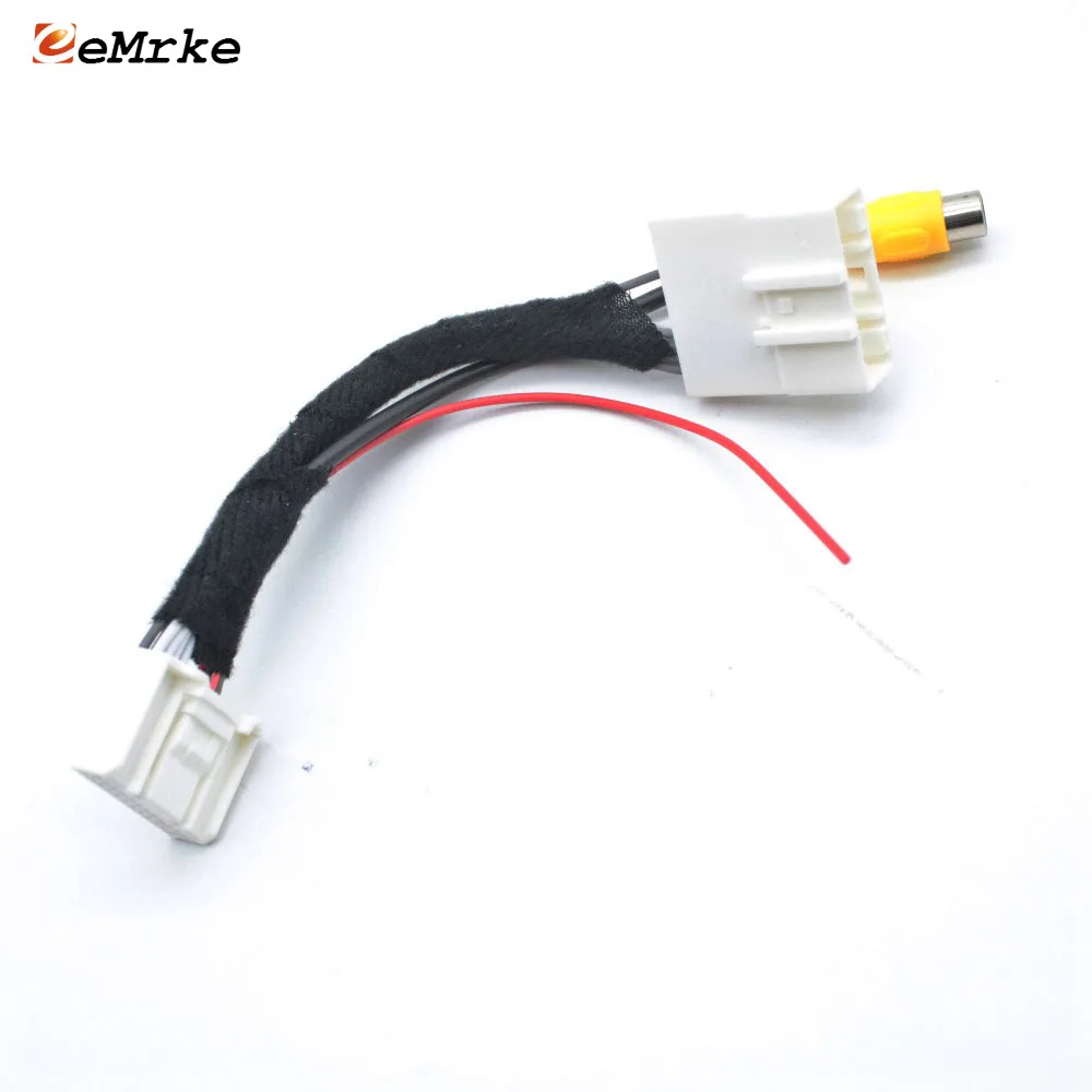 

EEMRKE Car Camera Adapter Connector Wire for Skoda Kodiaq / Karoq Original Video Input RCA Cable