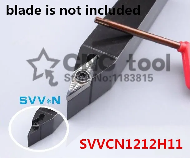 

SVVCN1212H11/ SVVCN1010H11 Toolholder CNC turning tool holder, 72.5 degrees External turning tools, Lathe cutting tools