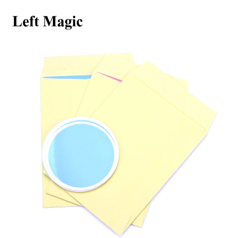 Induction Envelope Magic Tricks Color Prediction Card Magic Props Children Toys Street Magic Close- Up Stage Magic Props C2055