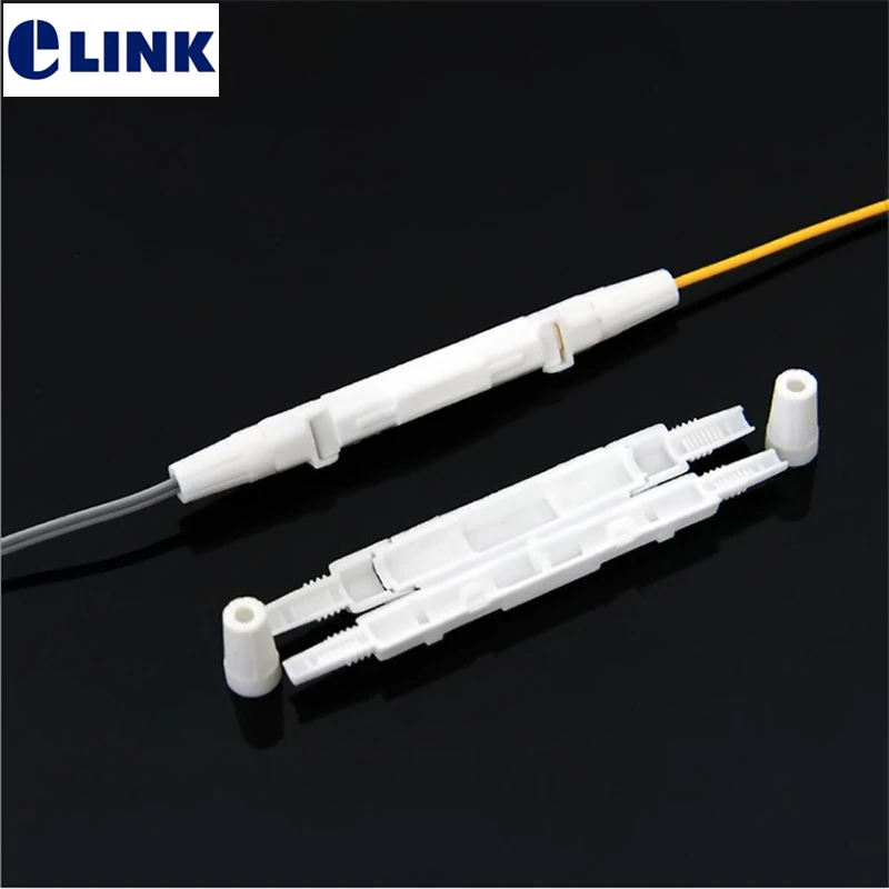 

drop cable protection box round tube heat shrinkable tubing splicing protective sleeve fiber optic protection box ELINK 100pcs