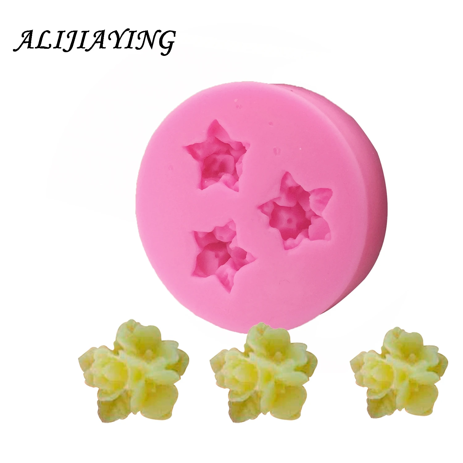 DIY Mini Roses Flower Soft Silicone Mold Fondant Sugarcraft chrysanthemum Cake Decorating Tools  D0212