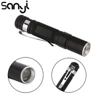 Mini Portable XPE LED Flashlight Torch Pocket Handy Light Lanterna 1 Mode Outdoor Camping Light Using 1*AAA