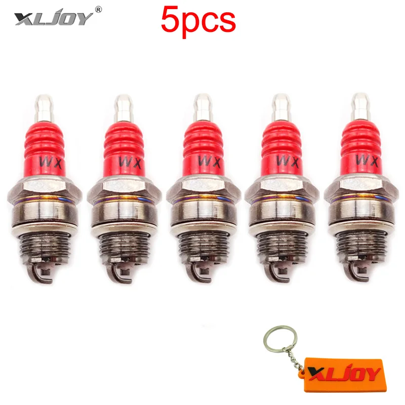 XLJOY L7T Red Ignition Spark Plug For 47cc 49cc Goped Scooter Mini ATV Quad Dirt Pit Pocket Bike Motocross Motorcycle