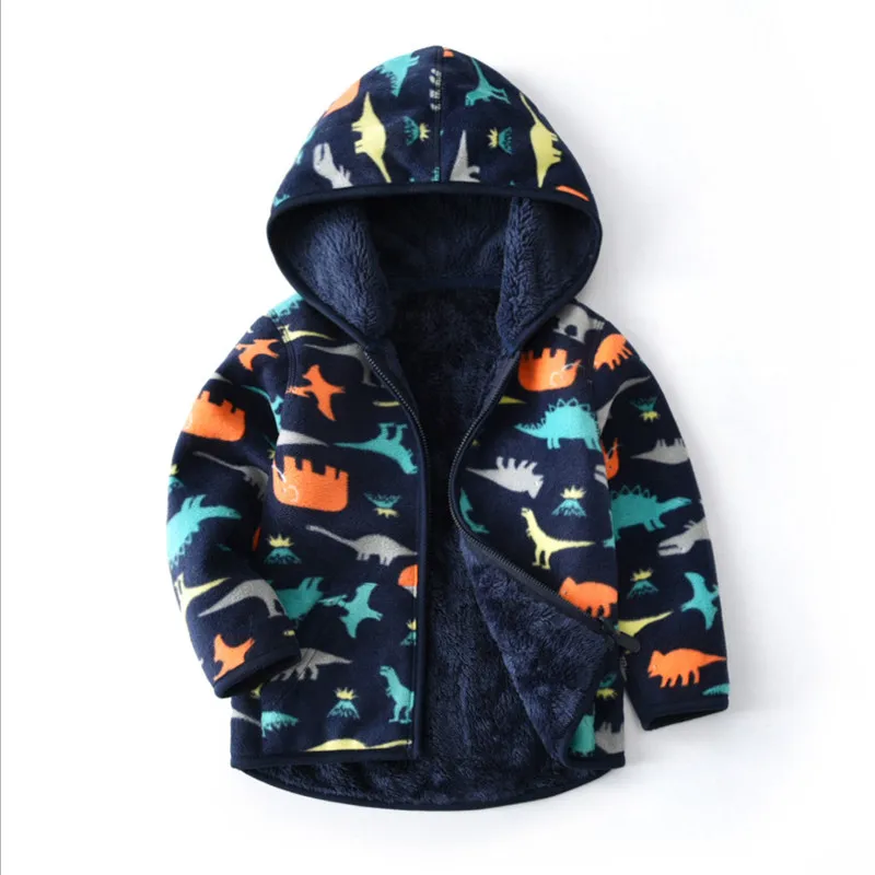 2-6T Blumen Alle Gedruckt Neue Mädchen Outwears Fleece für Winter Herbst Baby Jacken Mäntel Blumen Kinder Mädchen jacke – Detail 13